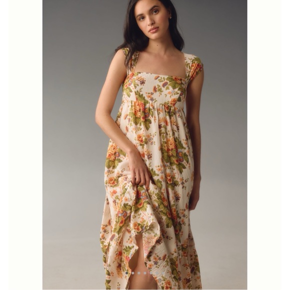 ❌Sold - Anthropologie Sleeveless Square-Neck Maxi Dress - Picture 2 of 14